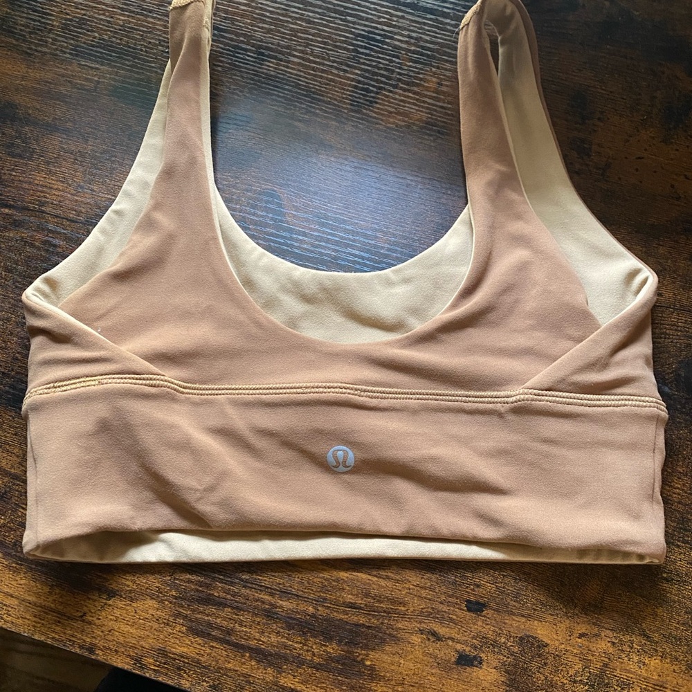 lululemon athletica Tan & Brown Reversible Sports Bra
